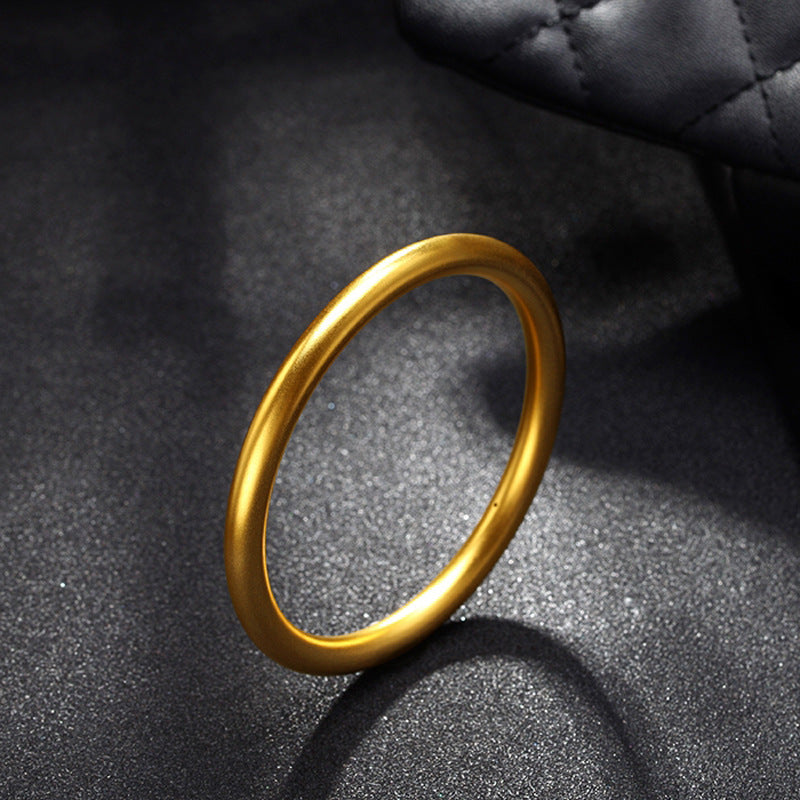 Wholesale Sand Gold Matte Brass Bracelet